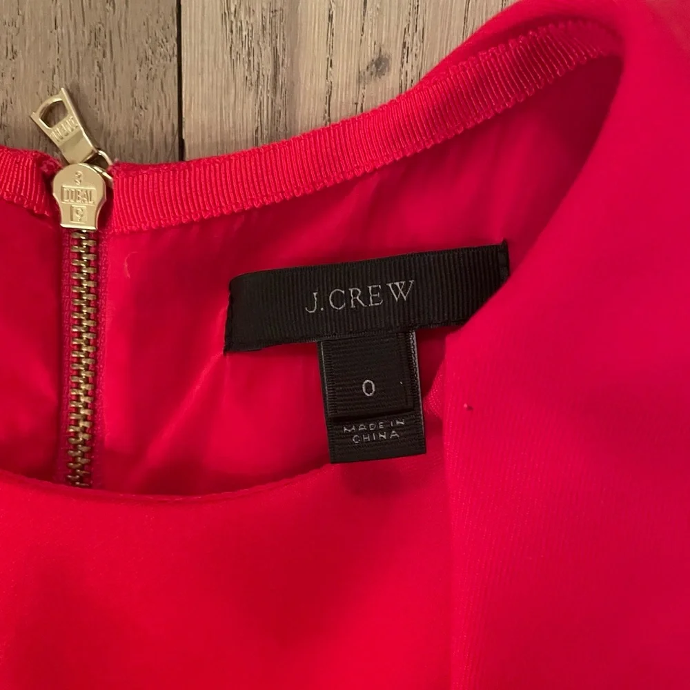 J Crew Ruffle Shoulder Dress - Picture 4 of 4